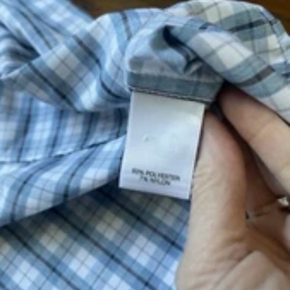 Solaris Plaid Short Sleeve Button Down Shirt Outdoor - Picture 5 of 7